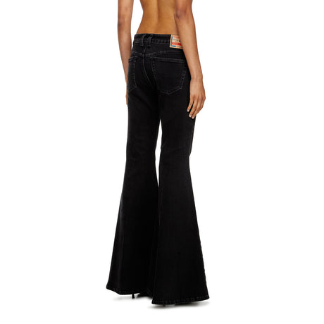 Diesel FLARE JEANS1970 D-BLEESS, Black