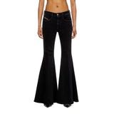 Diesel FLARE JEANS1970 D-BLEESS, Black