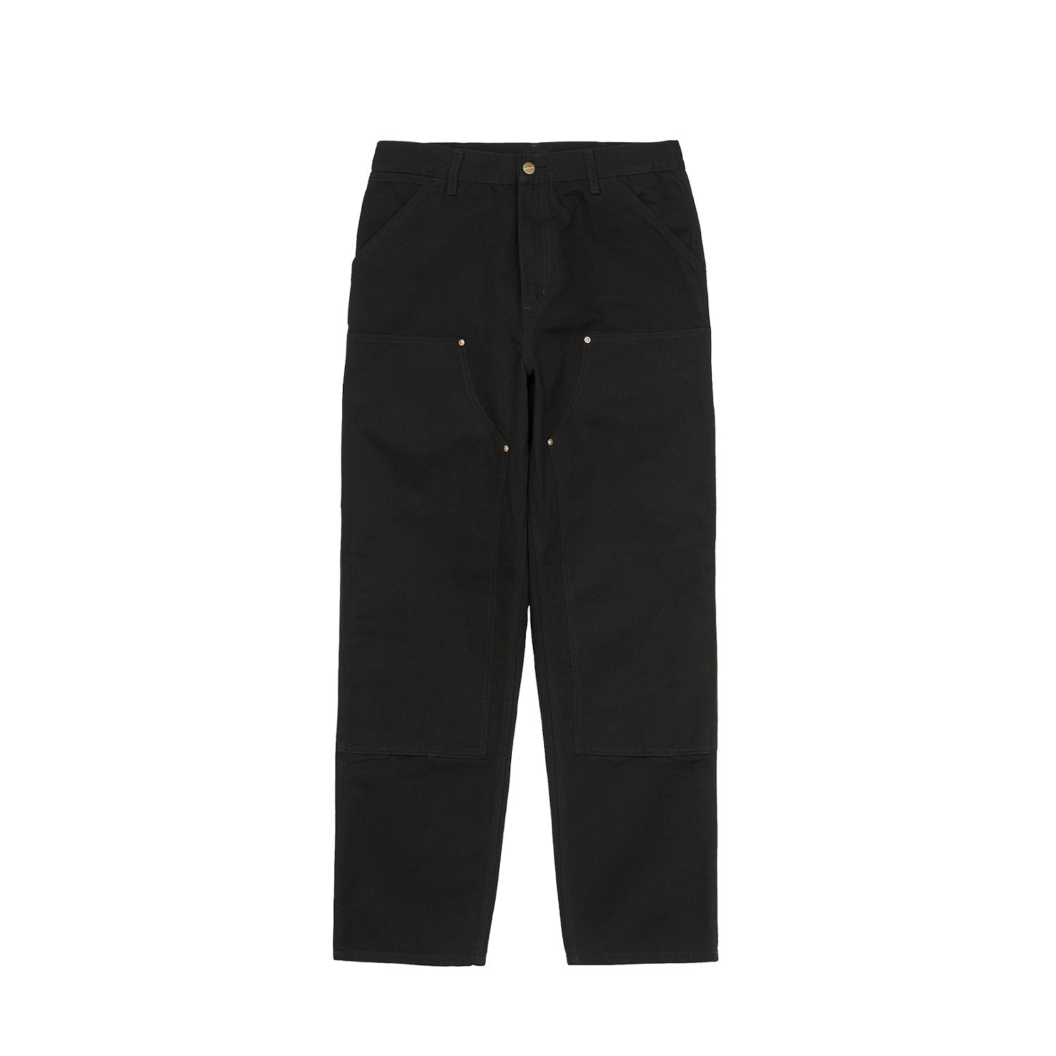 Carhartt WIP DOUBLE KNEE PANT, Black (Rinsed) – Beamhill