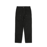 Carhartt WIP DOUBLE KNEE PANT, Black (Rinsed)