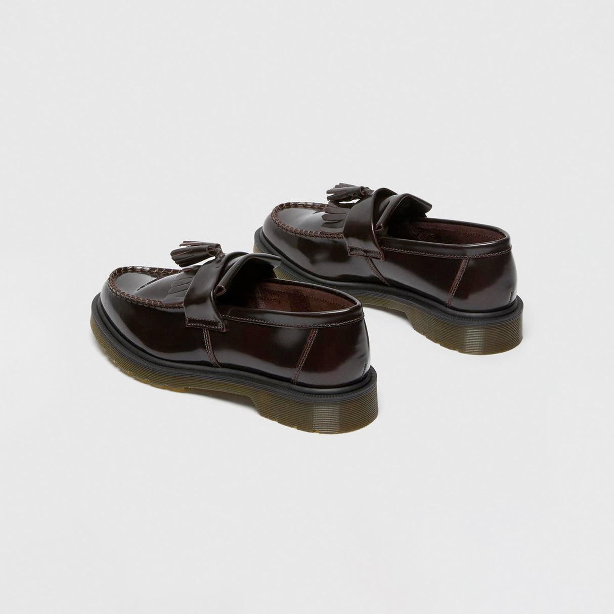 Dr. Martens ADRIAN ARCADIA LEATHER TASSEL LOAFER, Cherry Red