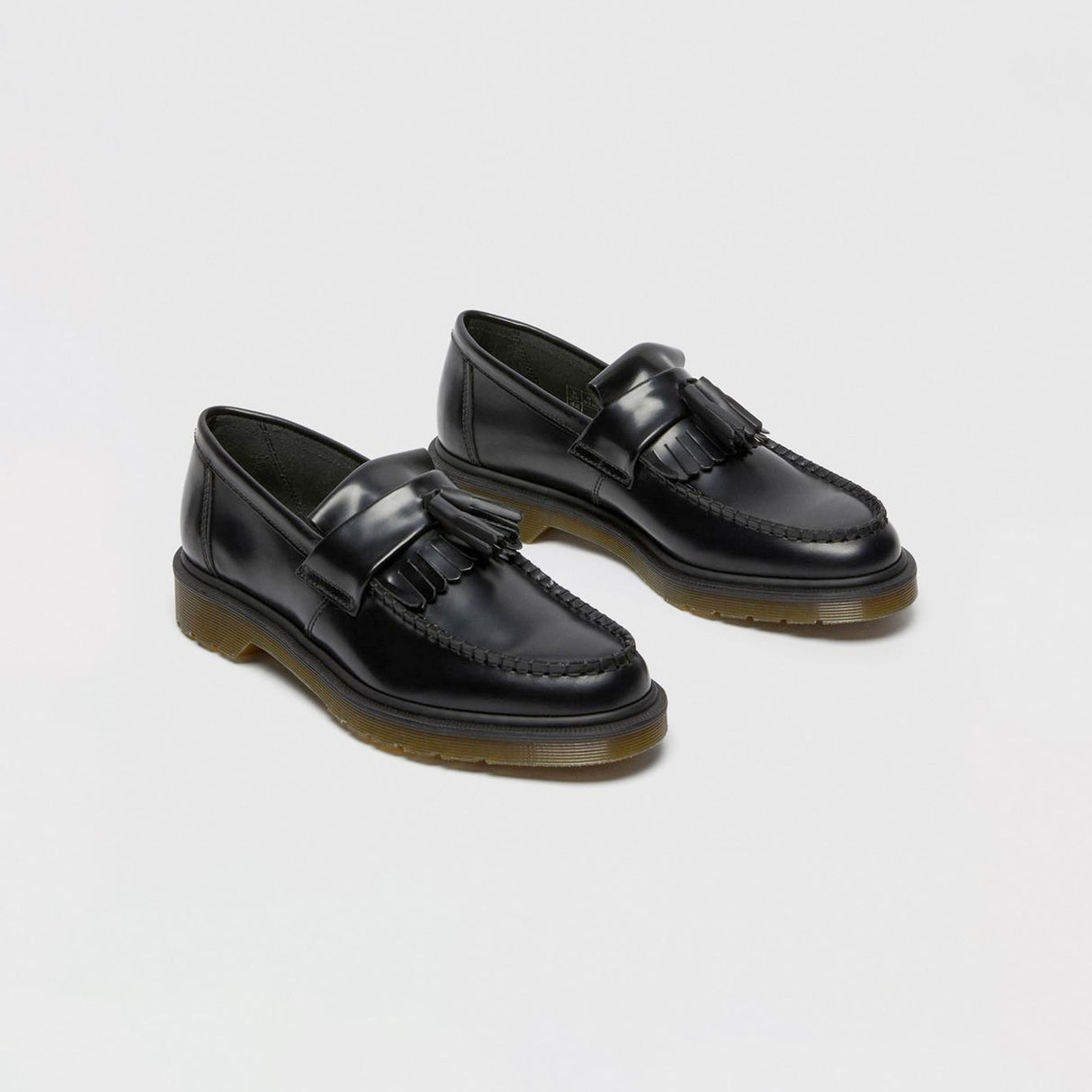 Dr. Martens ADRIAN SMOOTH LEATHER TASSEL LOAFER, Black