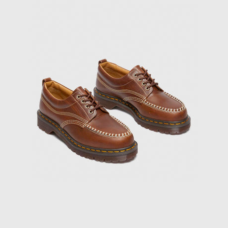 Dr. Martens LOWELL LEATHER MOC TOE SHOES, Butterscotch