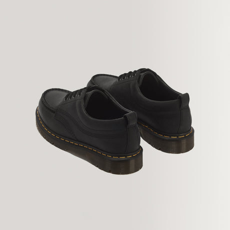 Dr. Martens LOWELL 4 EYE CRAZY HORSE LEATHER MOC TOE, Black