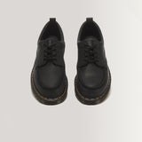 Dr. Martens LOWELL 4 EYE CRAZY HORSE LEATHER MOC TOE, Black