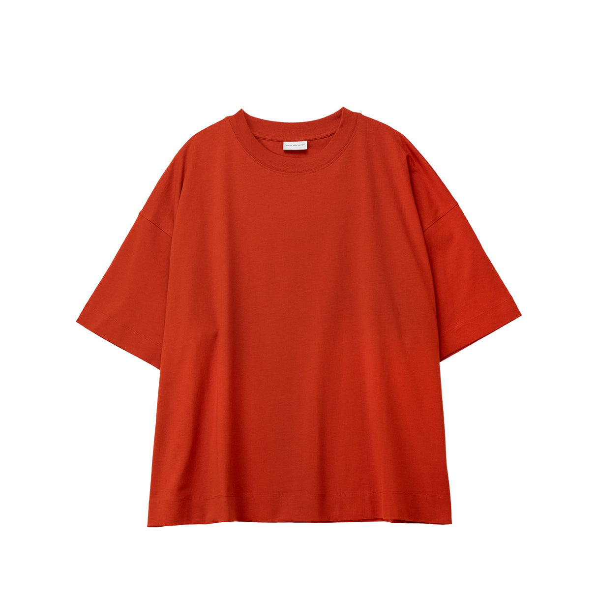 Red t-shirt on a white background