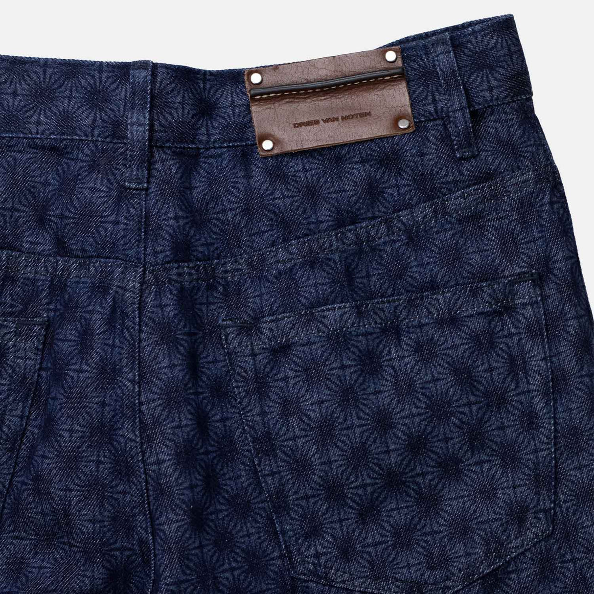 Dries Van Noten PINE DENIM 3387 PANTS, Dessin B