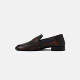 Dries Van Noten WS261-1700 LEATHER LOAFERS, Tan