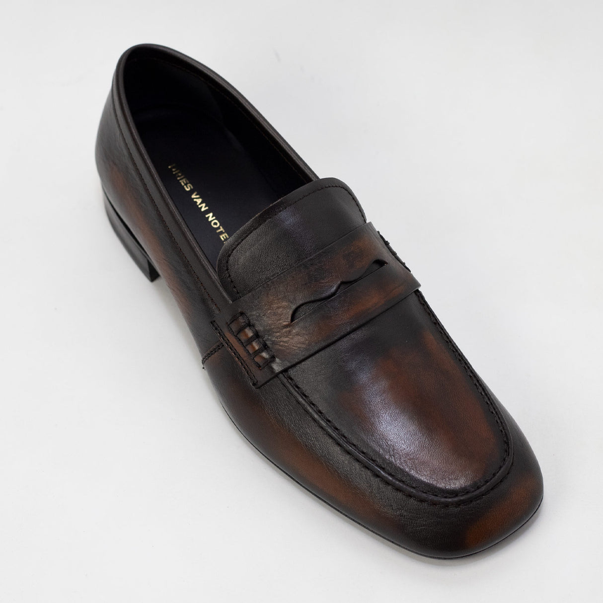 Dries Van Noten WS261-1700 LEATHER LOAFERS, Tan