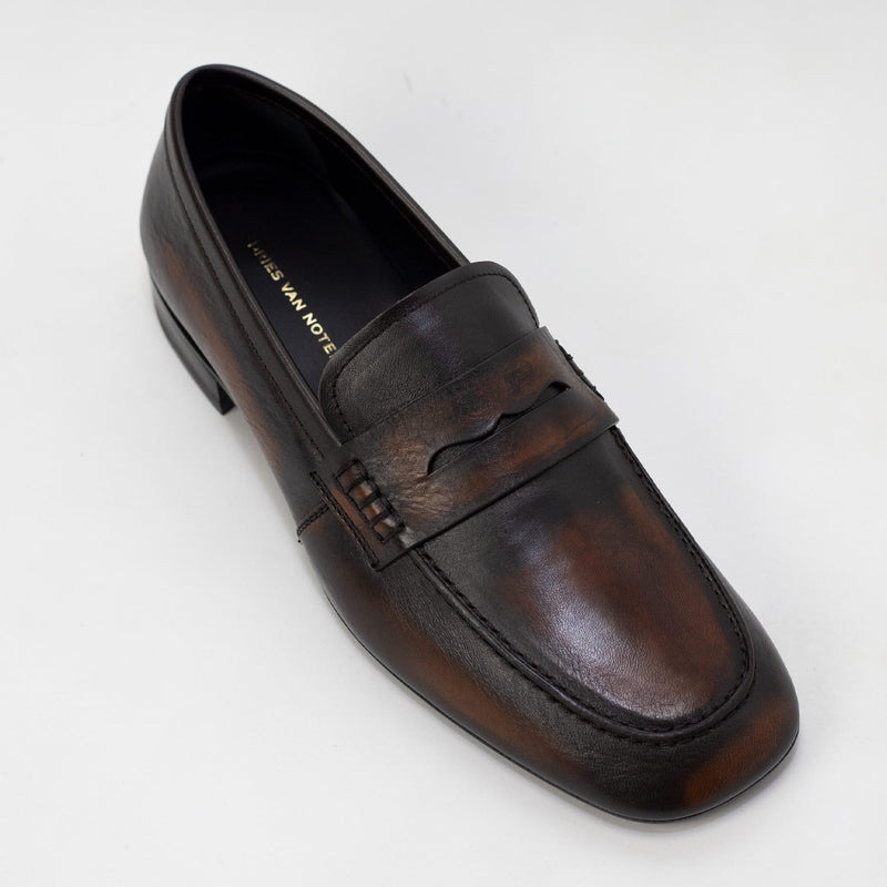 Dries Van Noten WS261-1700 LEATHER LOAFERS, Tan