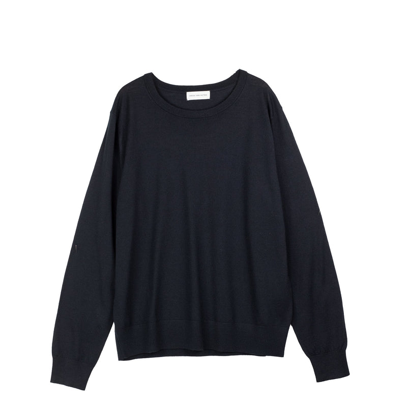 Dries Van Noten MUCHAS 1700 KNITTED SWEATER, Black