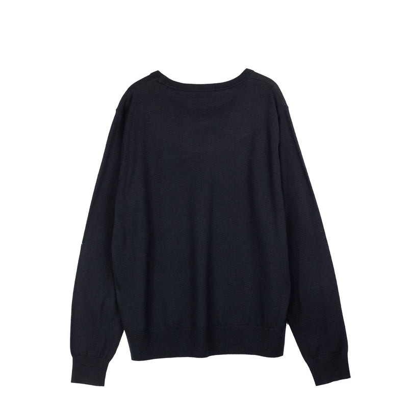 Dries Van Noten MUCHAS 1700 KNITTED SWEATER, Black