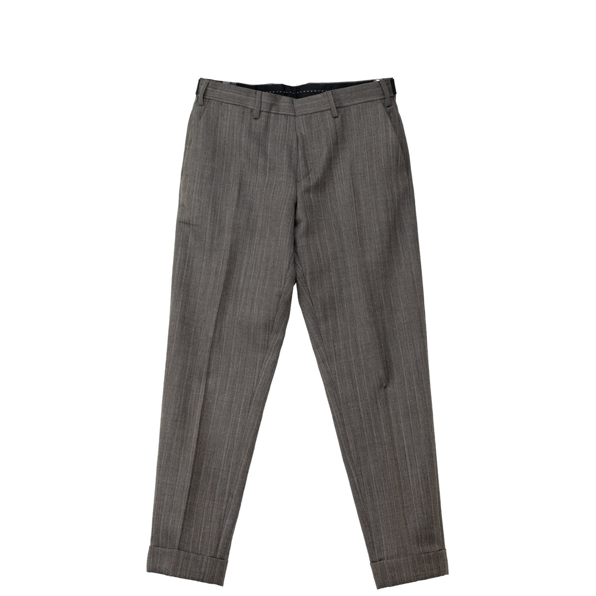 Grey pants on a white background