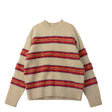 Stripe sweater on a white background