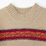 Dries Van Noten STRIPED SWEATER, Ecru