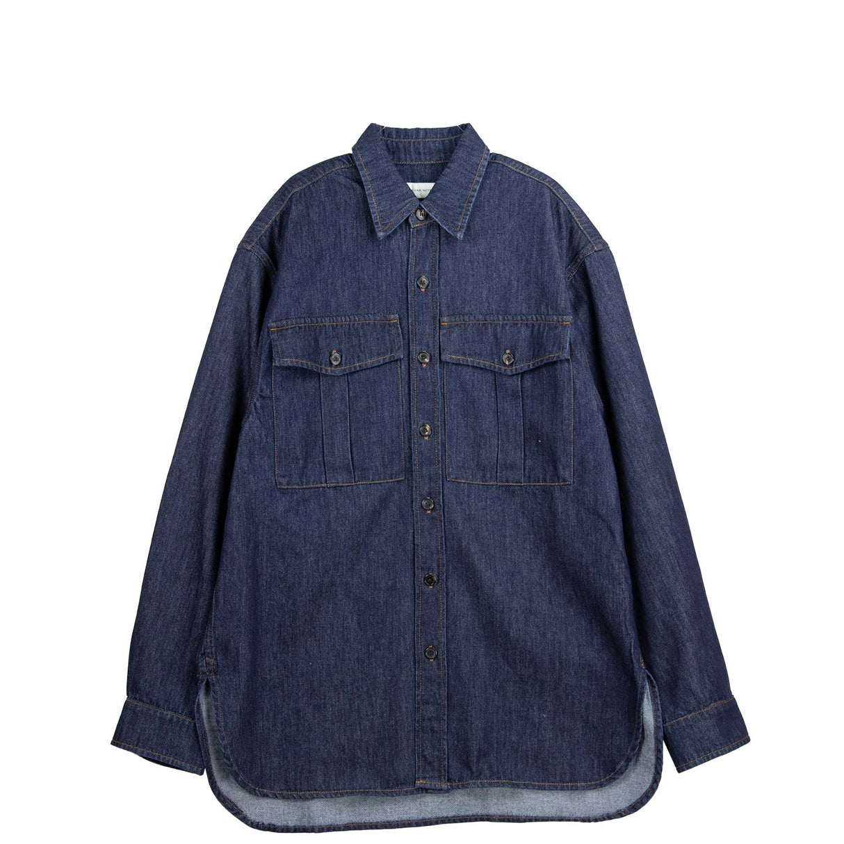 Dries Van Noten CALENDOS 2381 DENIM SHIRT, Indigo