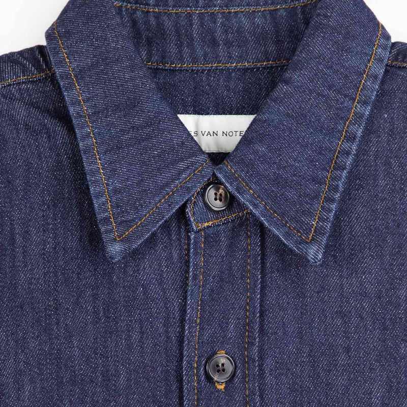 Dries Van Noten CALENDOS 2381 DENIM SHIRT, Indigo