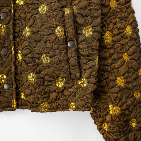 Dries Van Noten FLORAL JACQUARD JACKET, Brown