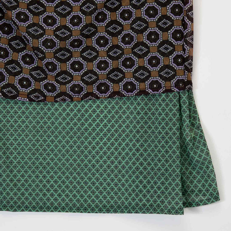 Dries Van Noten HOMOA SHORT PRINT 2623 SKIRT, Brown