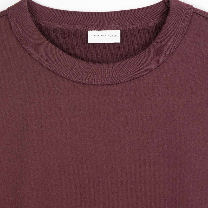 Dries Van Noten HAX 2611 SWEATER, Burgundy