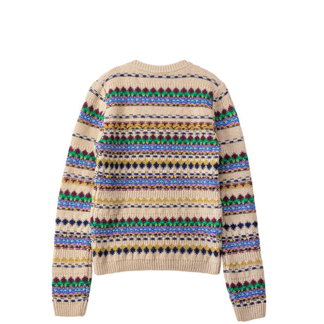 Dries Van Noten JACQUARD WOOL SWEATER, Champagne