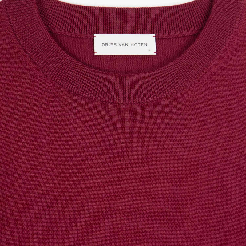 Dries Van Noten MUCHI 2700 SWEATER, Wine