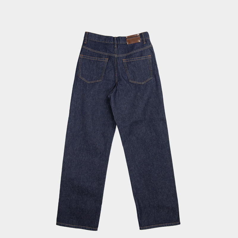 Dries Van Noten PINE DENIM 2380 PANTS, Indigo