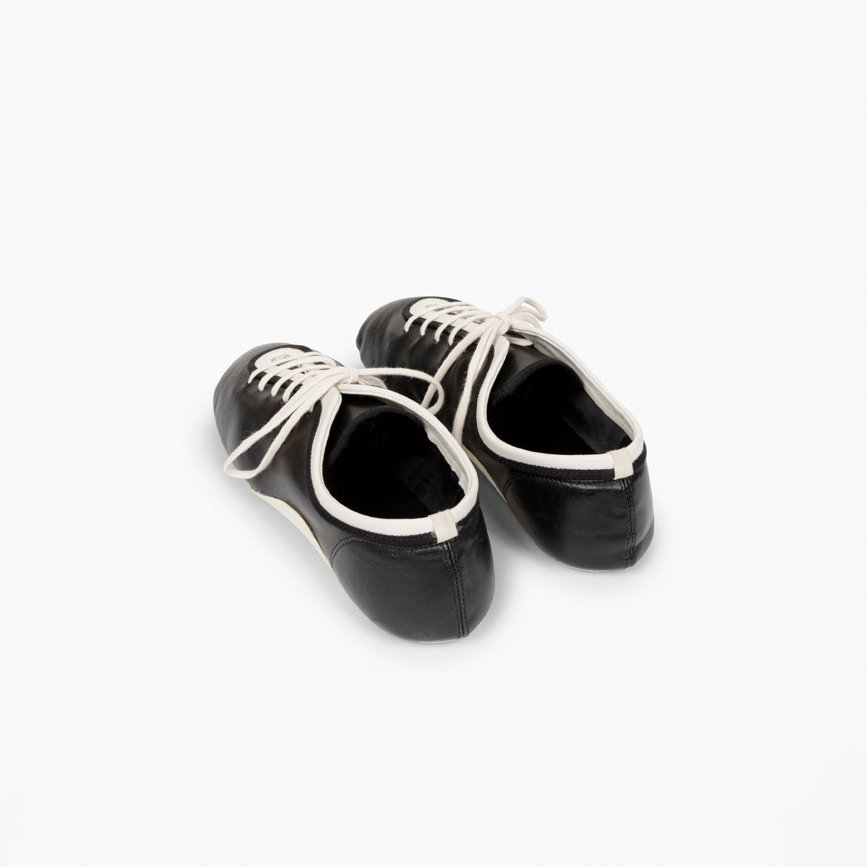 Dries Van Noten WS261-1002 LEATHER BALLERINA SNEAKER, Black