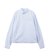 Light blue shirt on a white background