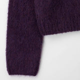 Dries Van Noten WOOL BLEND CARDIGAN, Purple