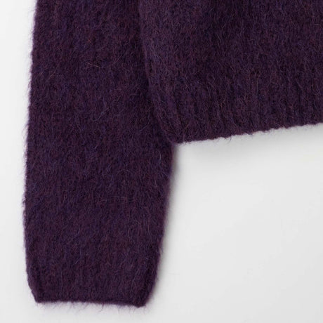 Dries Van Noten WOOL BLEND CARDIGAN, Purple