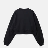 Dries Van Noten CROPPED SWEATSHIRT, Black