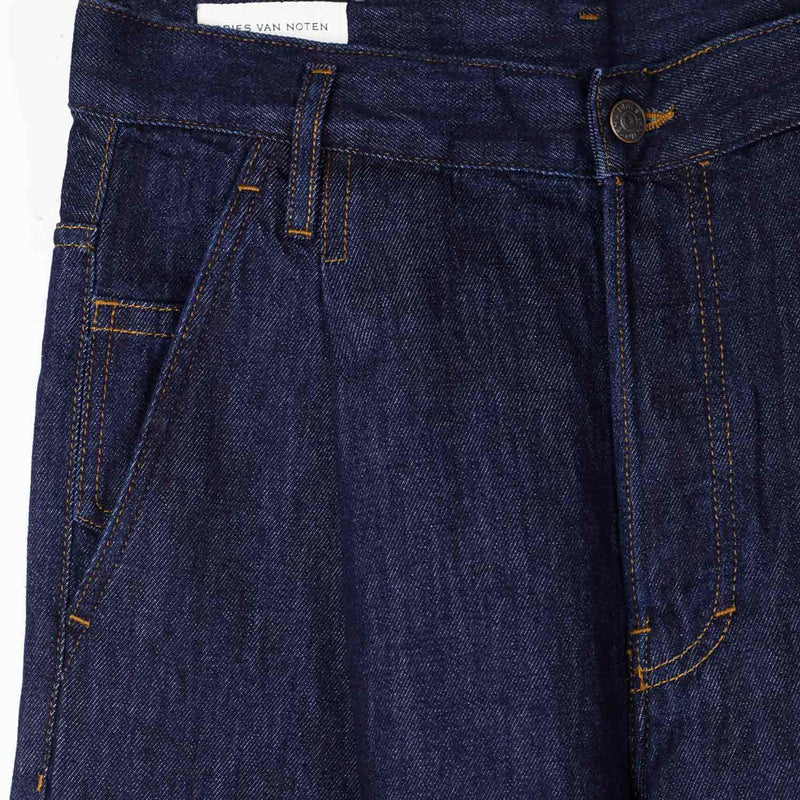 Dries Van Noten PENNING 1552 DENIM TROUSERS, Indigo