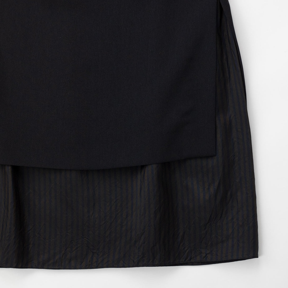 Dries Van Noten LAYERED SKIRT, Black