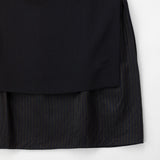 Dries Van Noten LAYERED SKIRT, Black