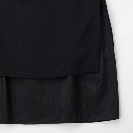 Dries Van Noten LAYERED SKIRT, Black