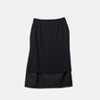 Black skirt on a white background