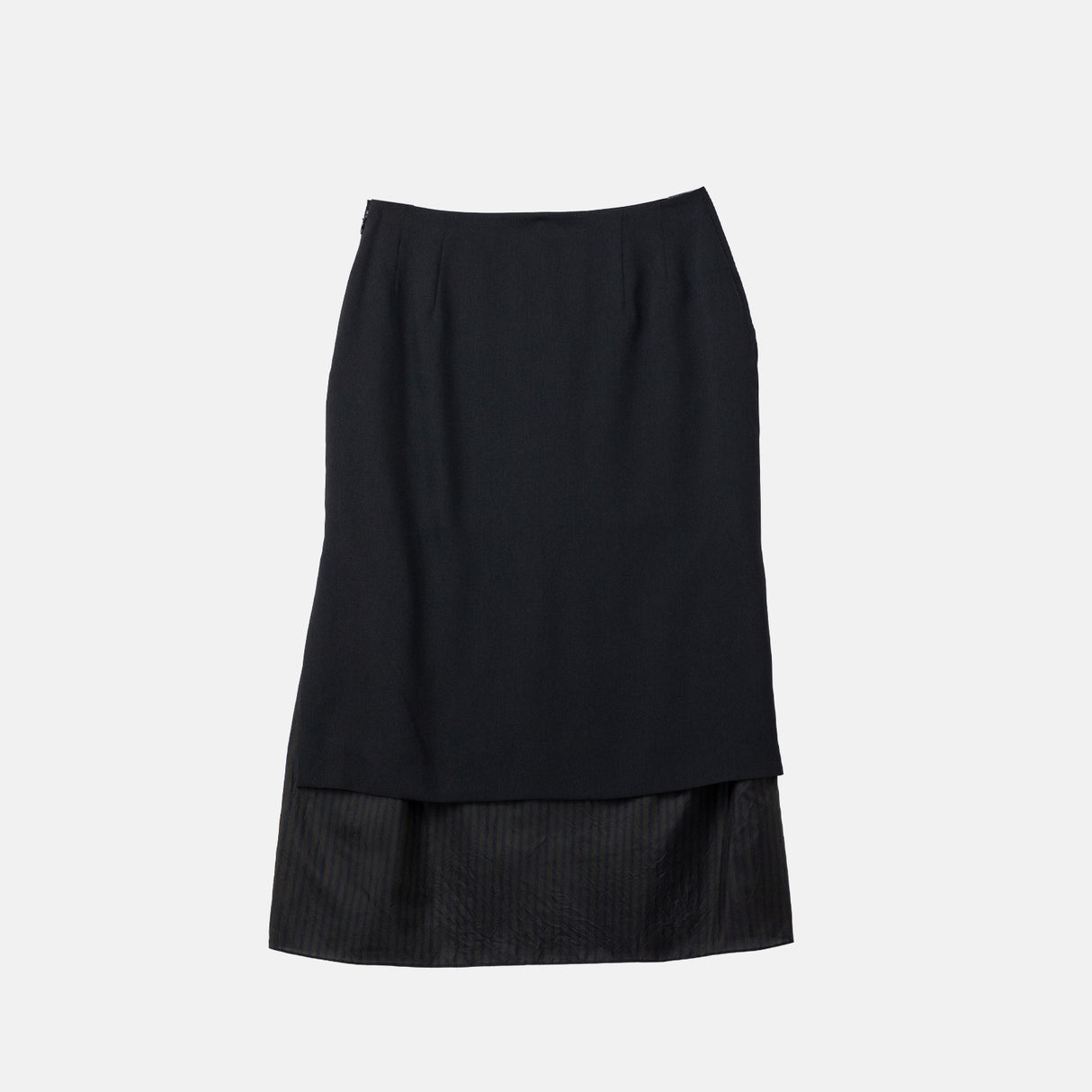 Black skirt on a white background