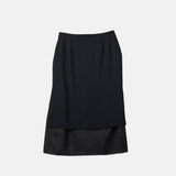 Black skirt on a white background