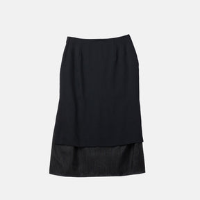 Black skirt on a white background