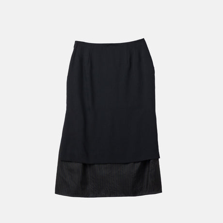 Black skirt on a white background