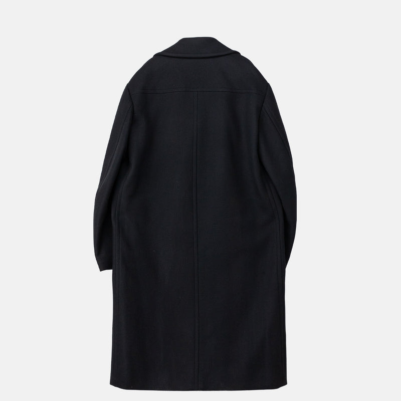 Dries Van Noten WOOL CABAN COAT, Black