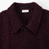 Dries Van Noten BOUCLÉ WOOL JACKET, Burgundy