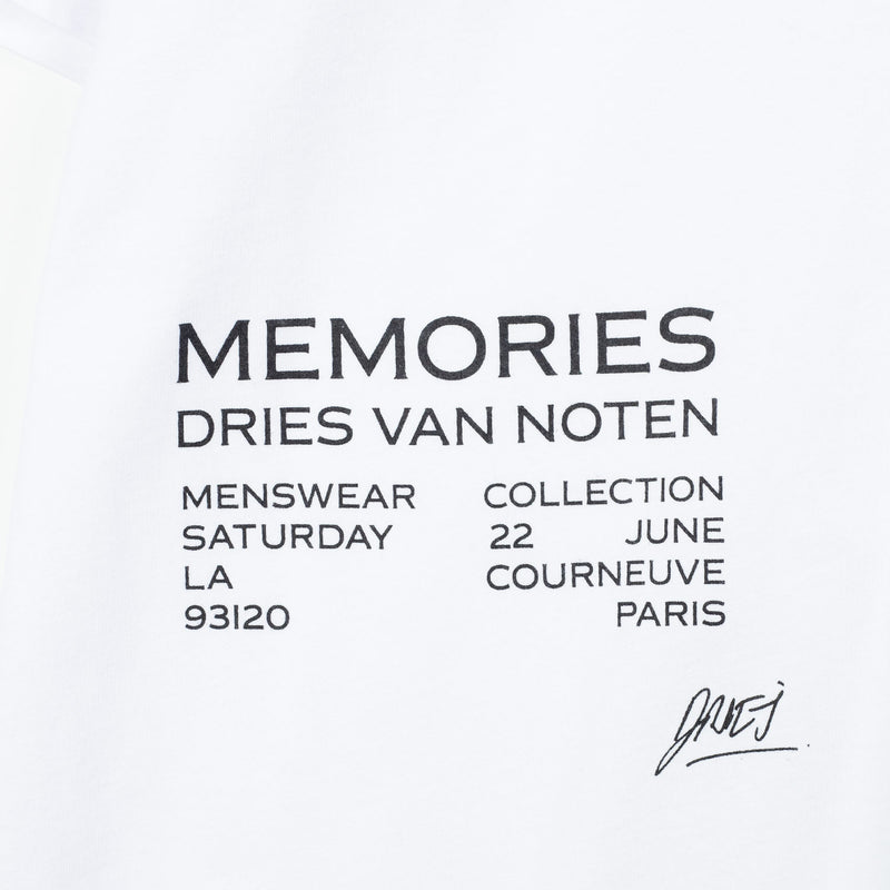 Dries Van Noten HEER PR 1600 T-SHIRT, White