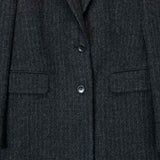Dries Van Noten RAFTAN 2042 COAT, Dark Grey