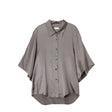 Gray shirt on a white background