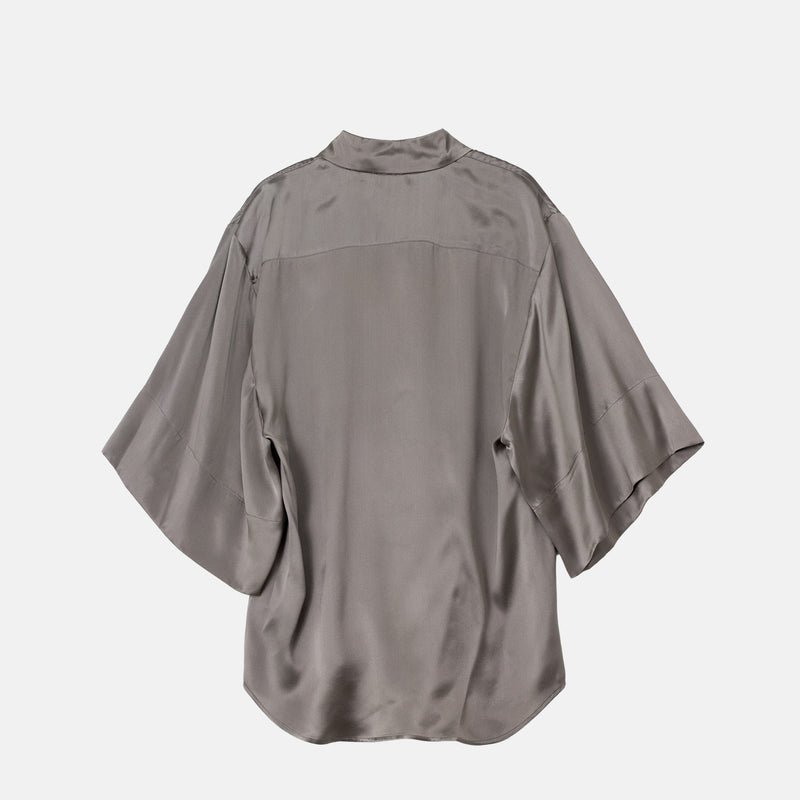 Dries Van Noten CLEA 3024 SILK SHIRT, Taupe