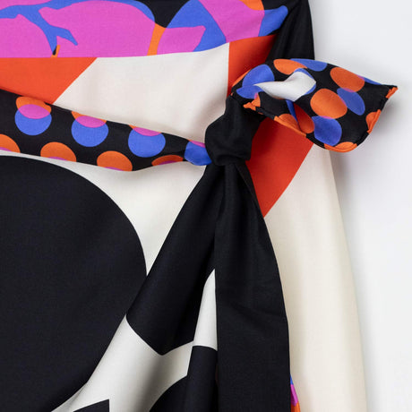 Dries Van Noten 3060 LONG WRAP SCARF-SKIRT, Dessin A