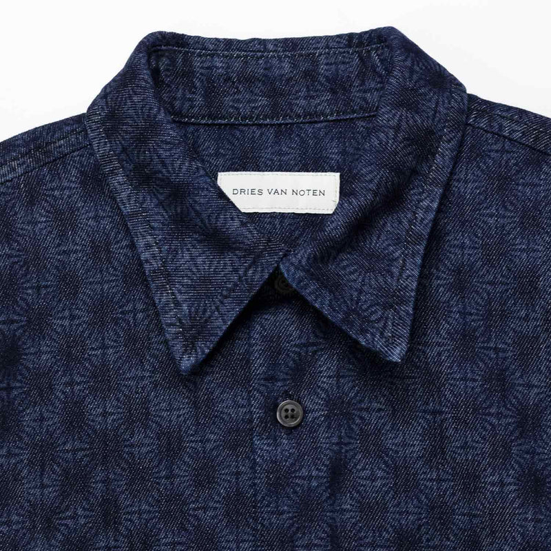 Dries Van Noten CROOM DENIM 3387 SHIRT, Dessin B