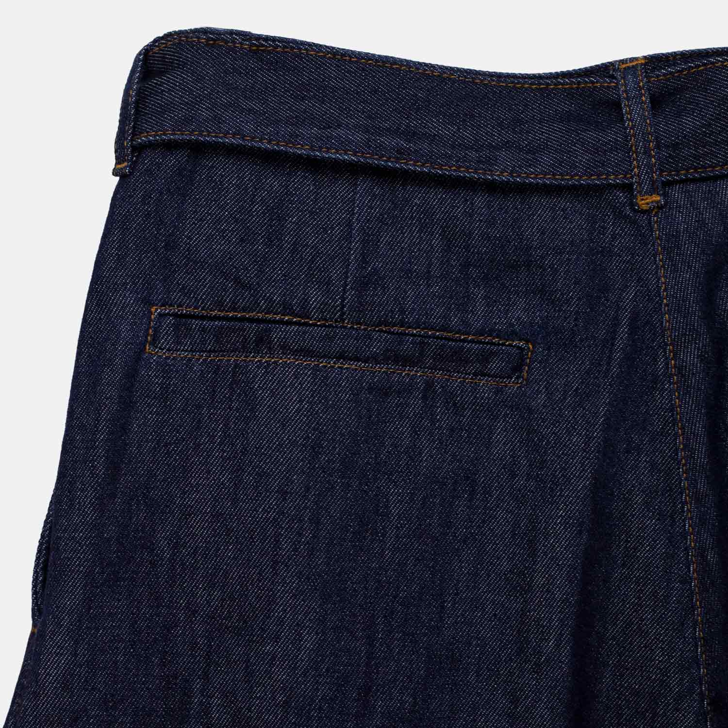 Dries Van Noten PEACHES BIS SHORTS DEN 3385, Indigo – Beamhill